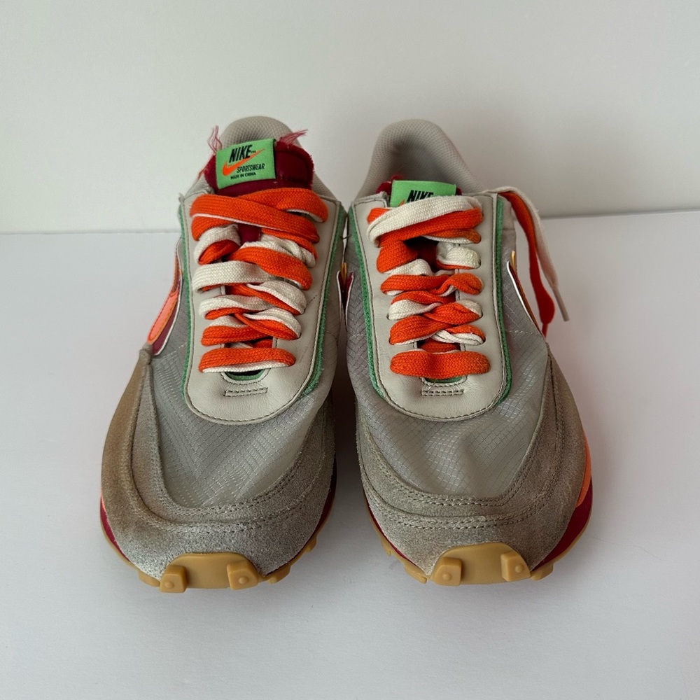 LDWaffle x sacai x CLOT Orange Blaze Nike shoes- 11 🌼